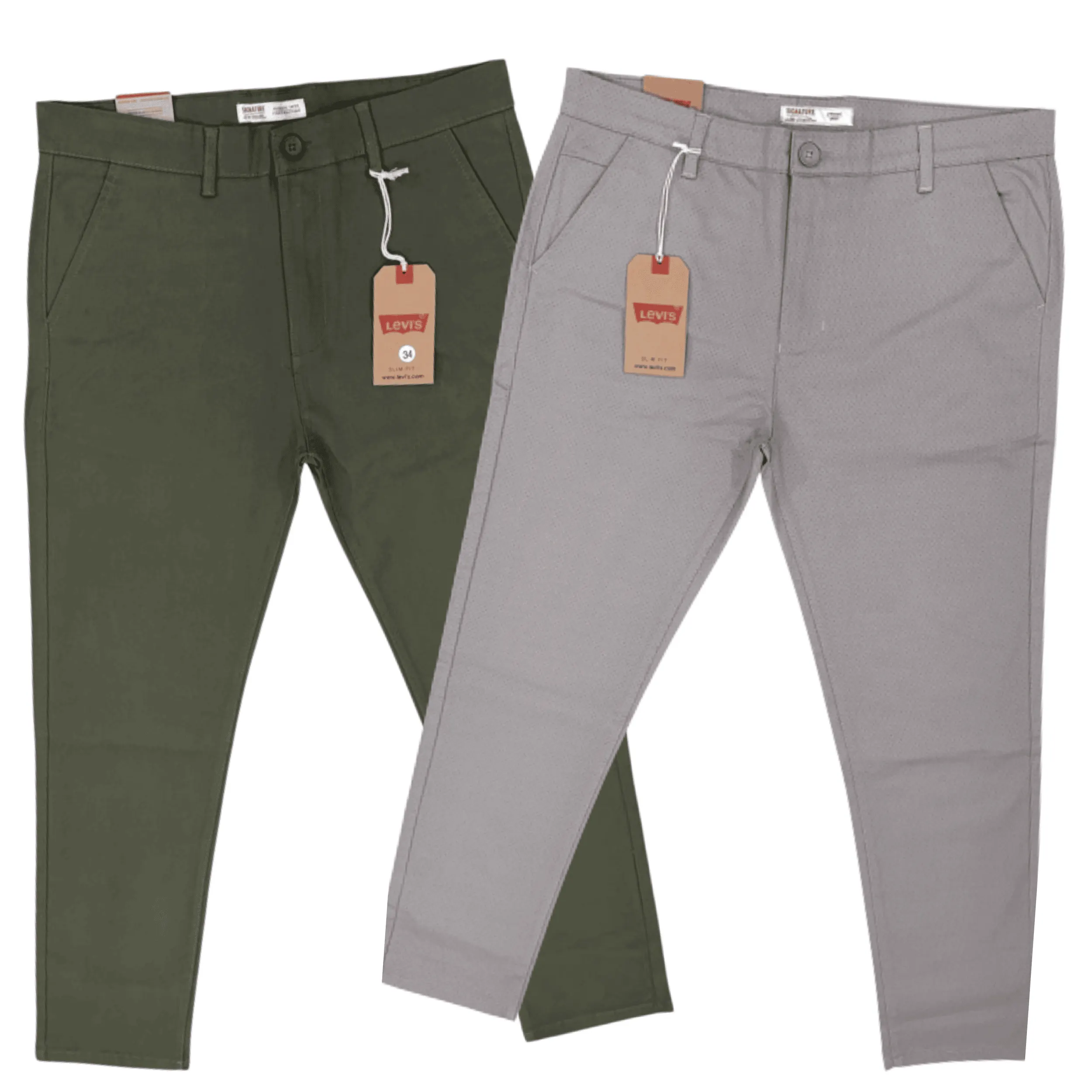 Levis Premium Twill Beige Ash - Olive