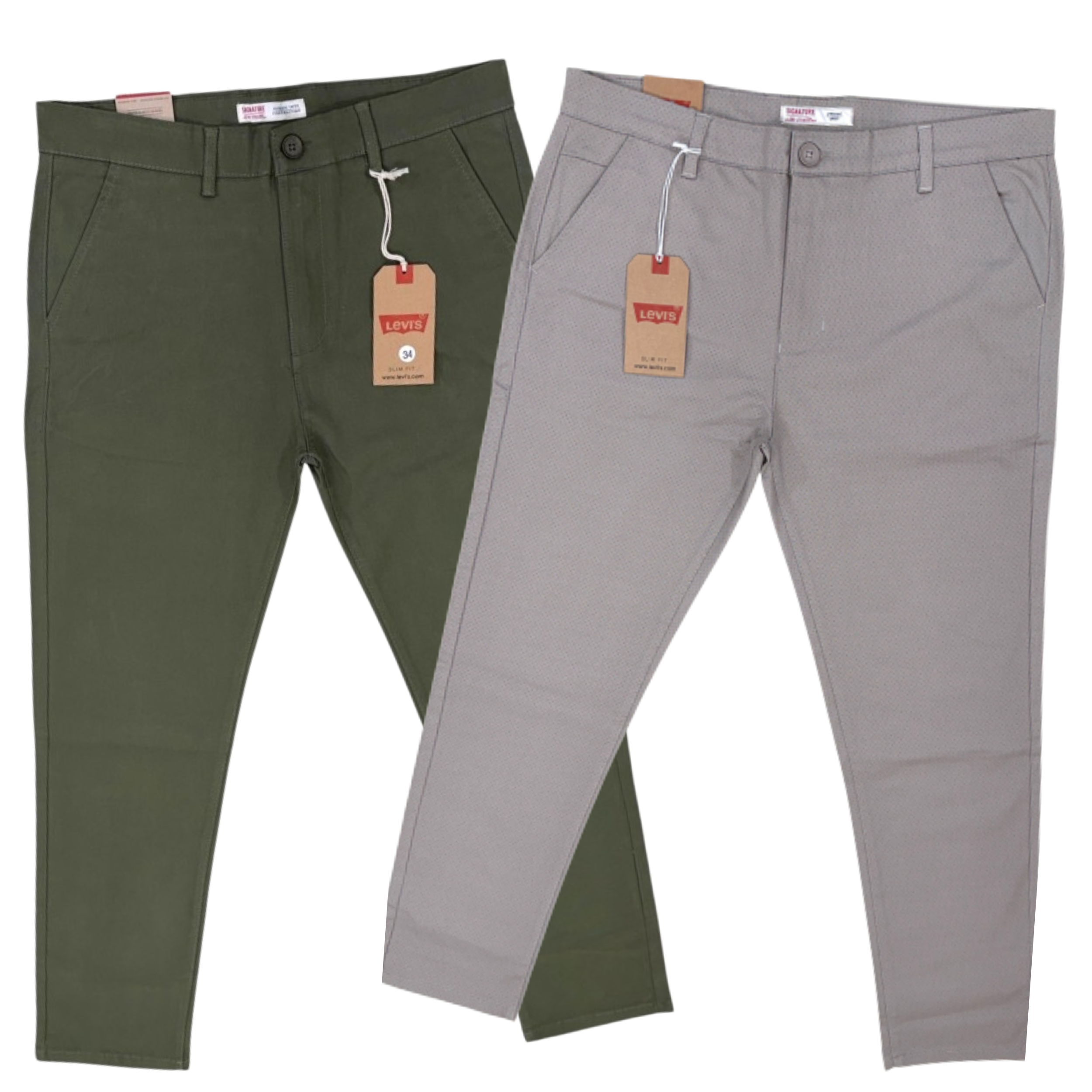 Levis Premium Twill Beige Ash - Olive