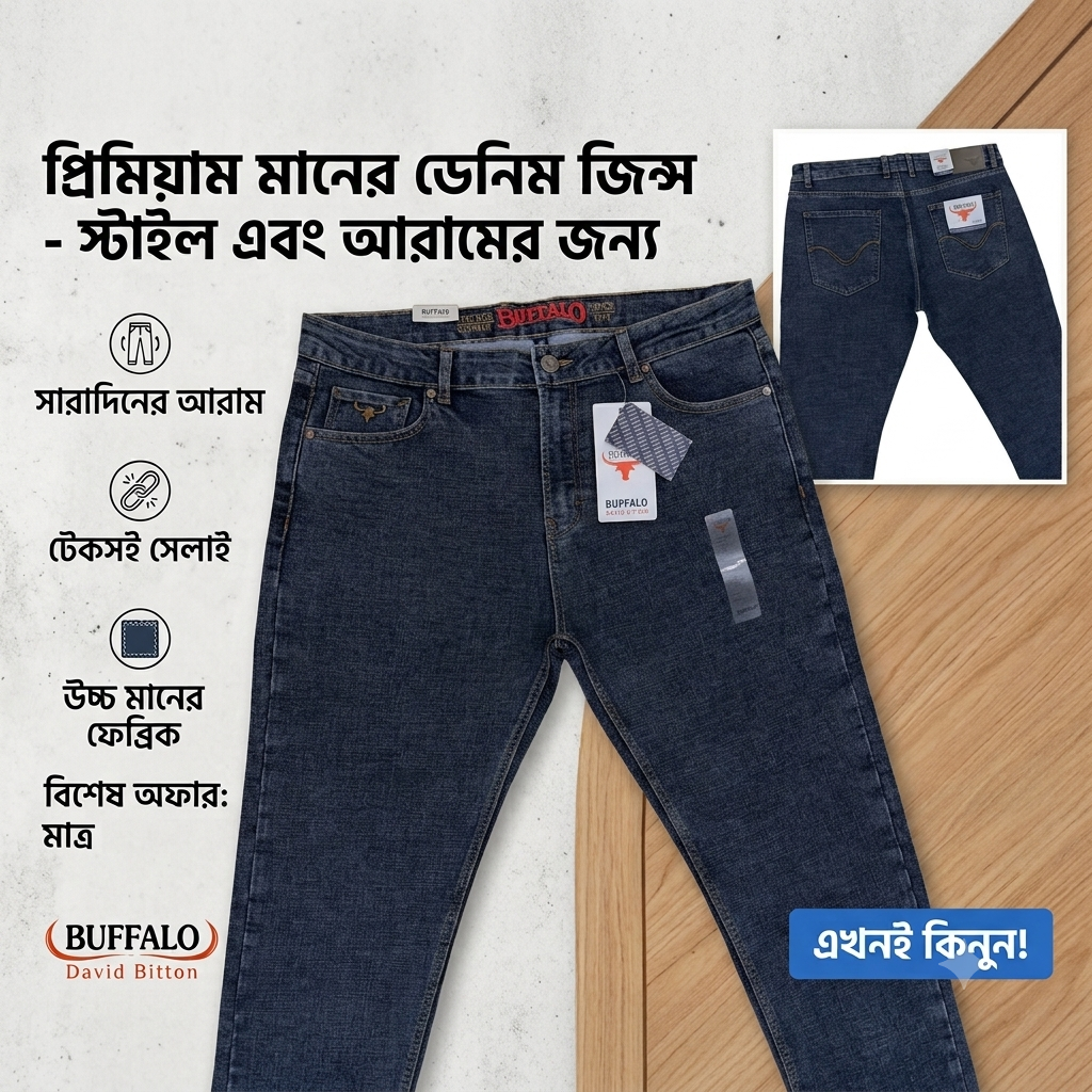 Buffalo Export Denim Deep Blue