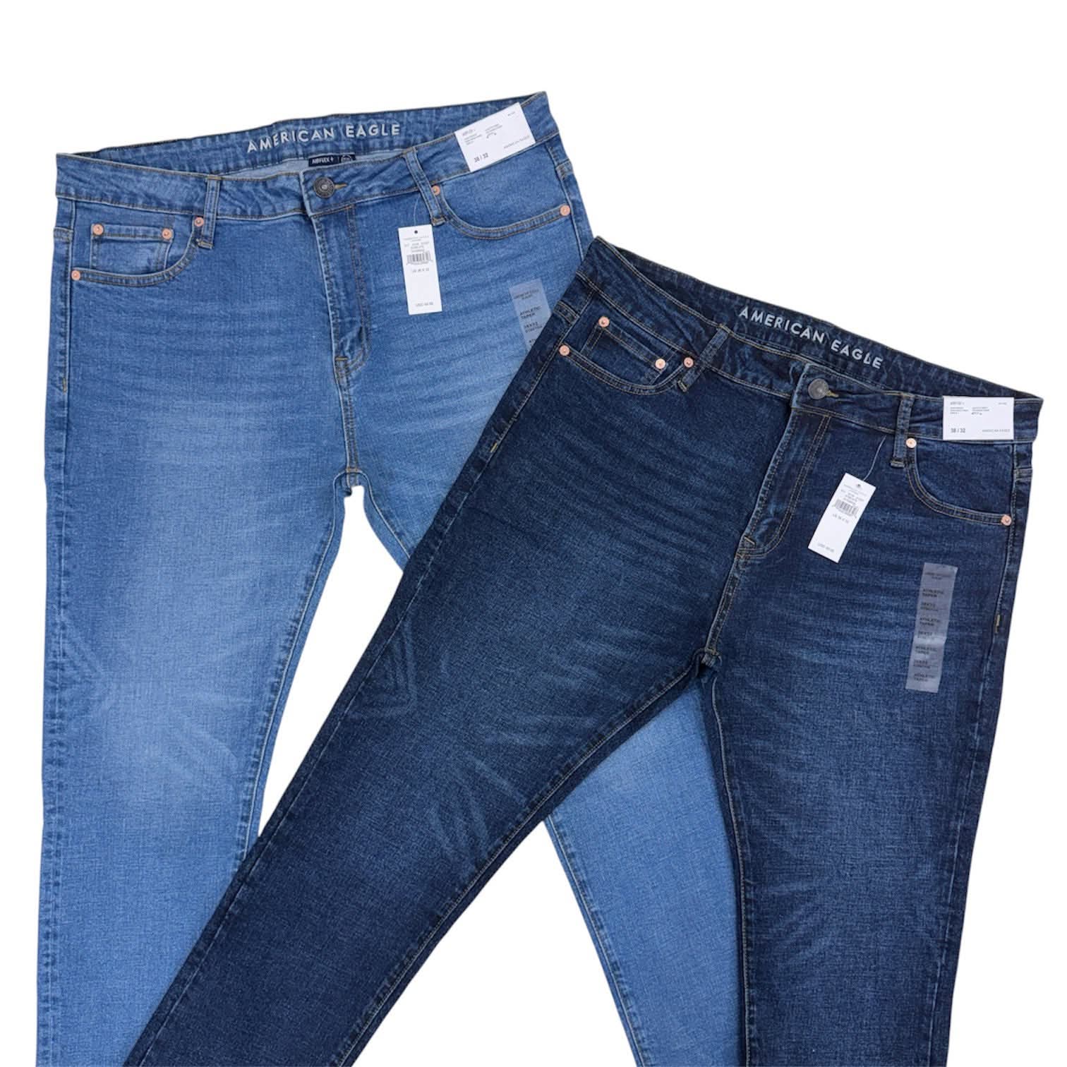 American Eagle Export Denim Light Blue-Deep Blue Combo
